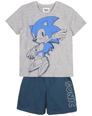 Pyjamas Sonic kort för barn