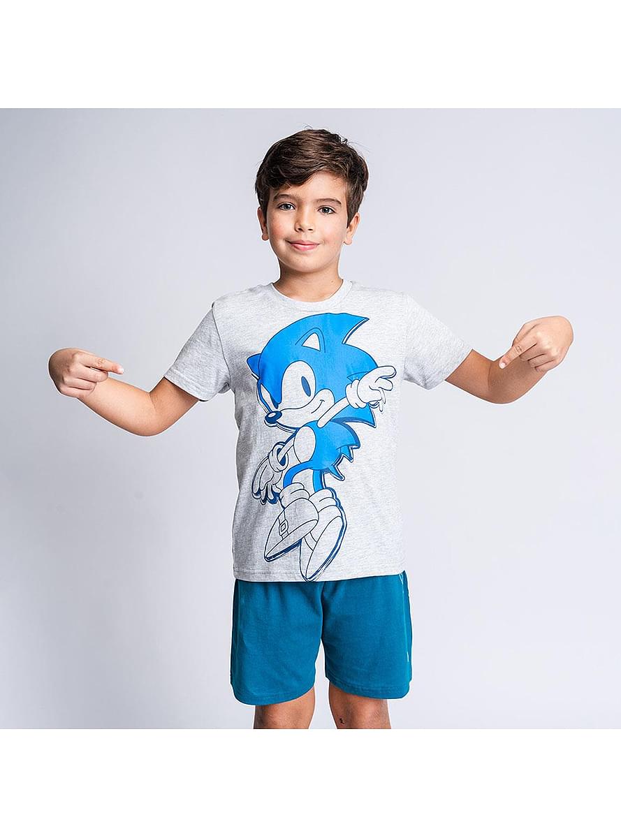 Pigiama corto Sonic per bambino