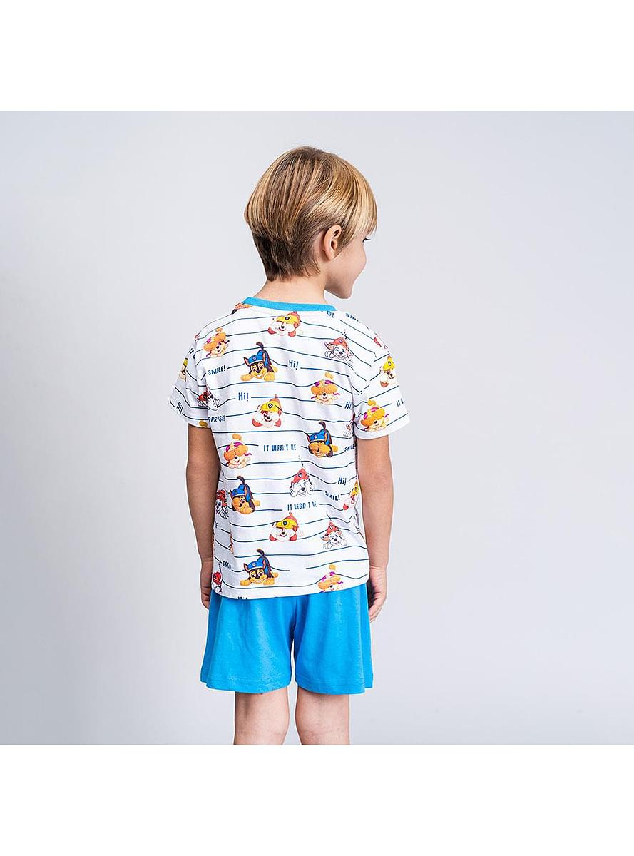 Pijama Patrulla Canina personajes corto para niño