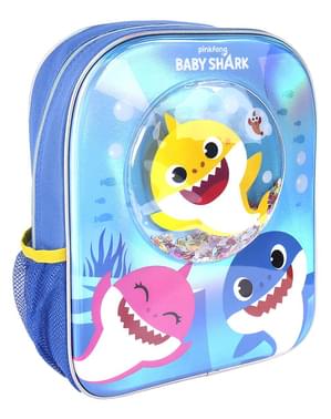 Rucsac pentru copii cu confetti Baby Shark