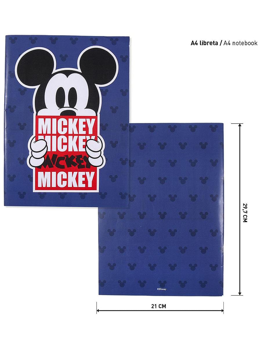 Mickey Mouse rakstīšanas piederumu komplekts sarkans