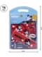 Set de papelería Mickey Mouse rojo