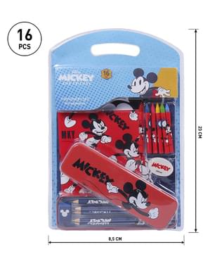 Červená kancelářská sada Mickey Mouse