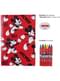 Set de papelería Mickey Mouse rojo