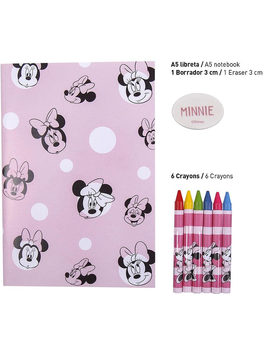 Розов канцеларски комплект Minnie Mouse
