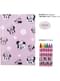 Set de papetărie roz Minnie Mouse