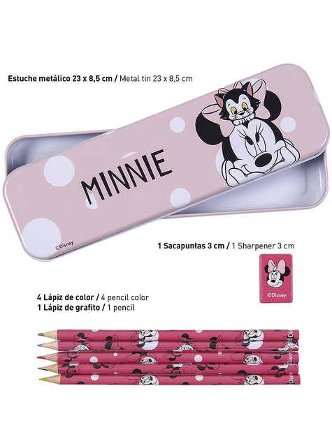Set de papeterie Minnie Mouse rose