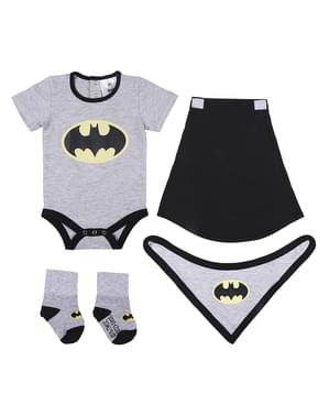 Completo body, calzini e bavetta Batman per bebè