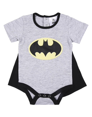 Conjunto body, calcetines y babero de Batman para bebé