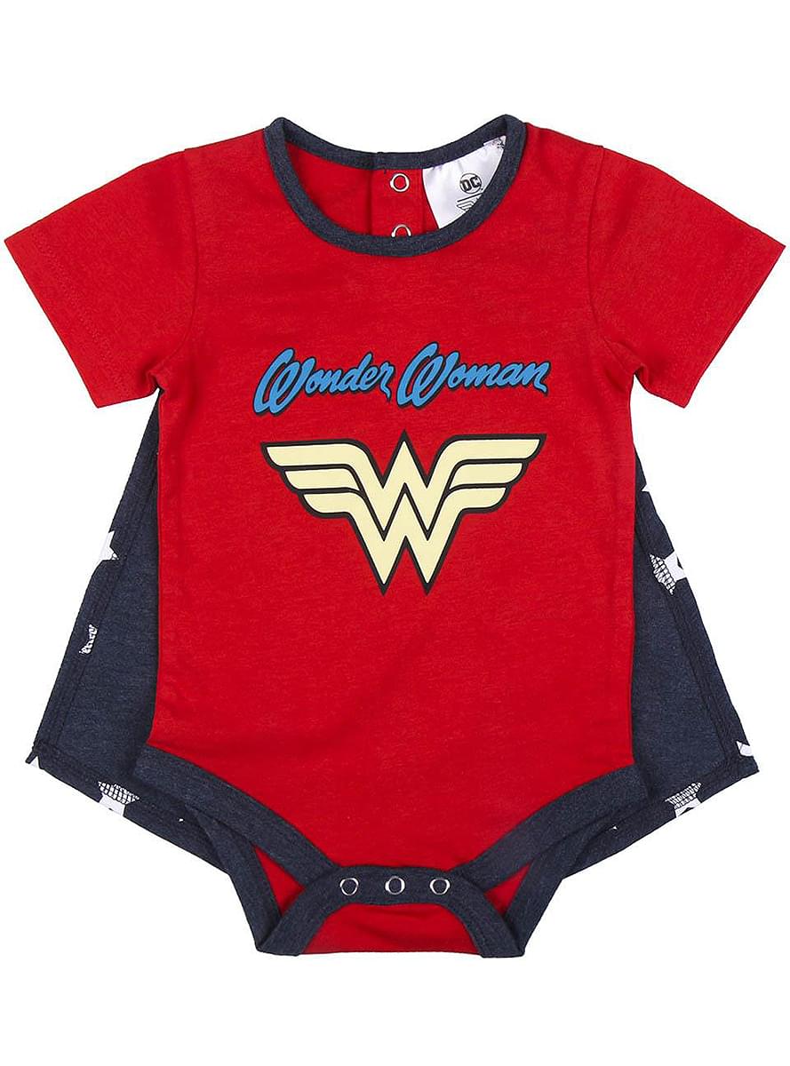 Wonder woman Otroški bodi, nogavice in  slinček za dojenčke