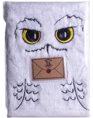 Caderno peluche Hedwig - Harry Potter