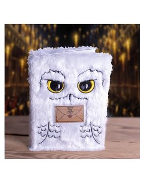 Cuaderno peluche Hedwig - Harry Potter