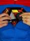 Superman svetleč kostum za dečke