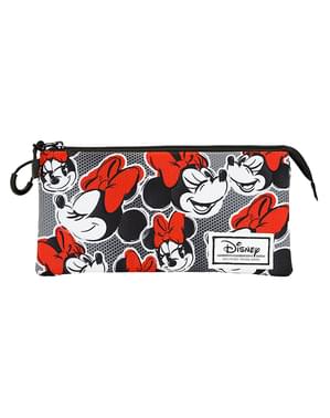 Estojo com três compartimentos Minnie Mouse - Disney
