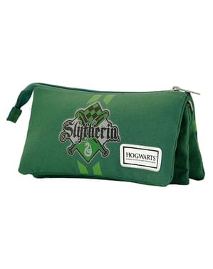 Astuccio a tre scomparti Serpeverde scudo - Harry Potter