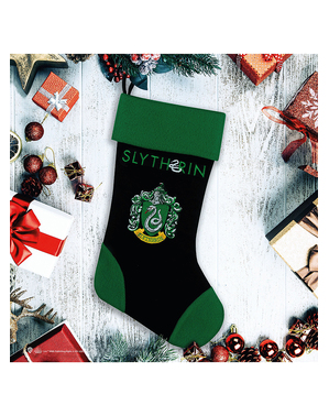 Slytherin božična nogavica - Harry Potter
