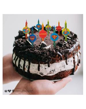 1pc Super Hero Spiderman Cake Topper Set pour enfants garçons Cartoon Movie  Theme Joyeux anniversaire Party Fournitures Table Cake Décorations