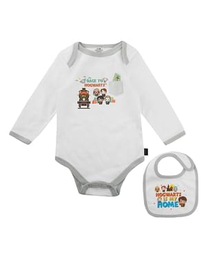 Harry Potter “Hogwarts” baby body og smekke for spedbarn