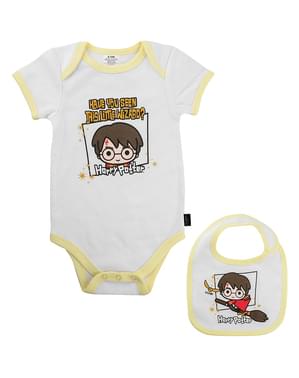 Harry Potter “Little Wizard” Baby Grow and Bib for Babies