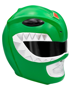 Grøn Power Ranger Hjelm
