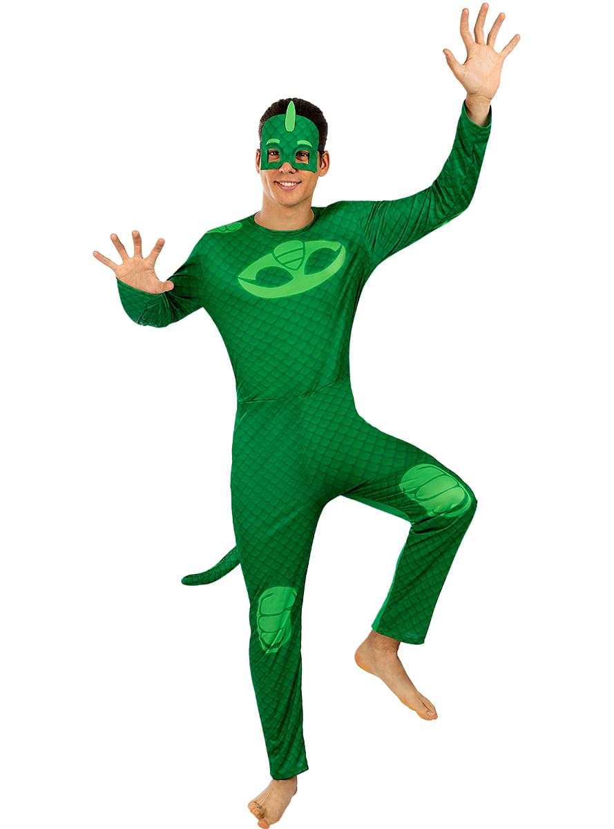 Maskeraddräkt Gecko för vuxen - Pyjamashjältarna