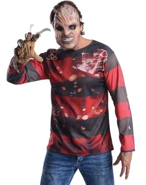 Kit fato Freddy Krueger para homem