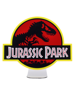 Lampa Jurassic Park logga