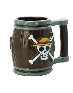 Caneca 3D Barril - One Piece