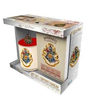 Coffret cadeau Hogwarts: tasse, porte-clés et Carnet