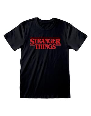 Camiseta Stranger Things Logo para adulto