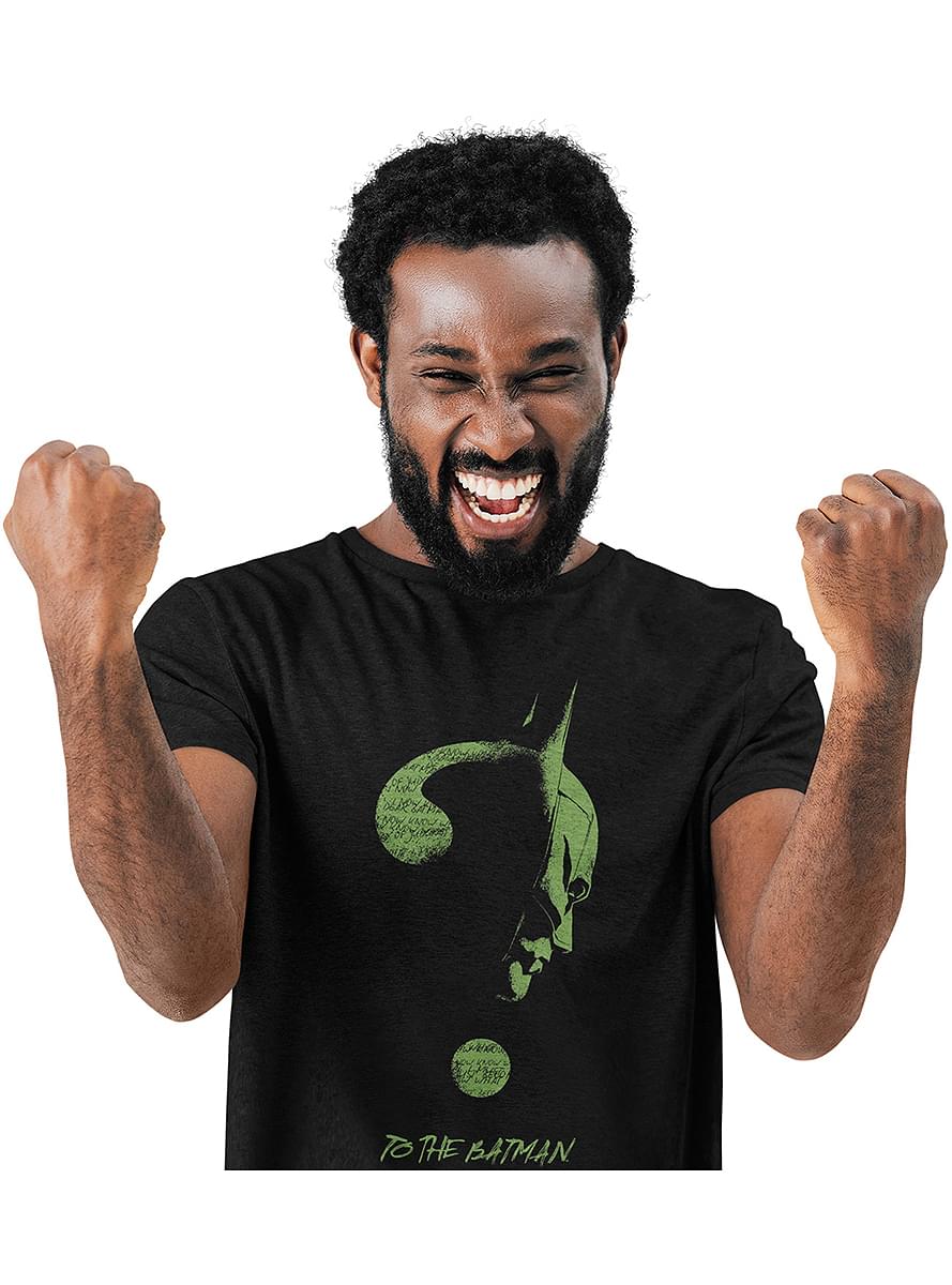 Batman Riddler Silhouette t-särk täiskasvanutele - DC Comics