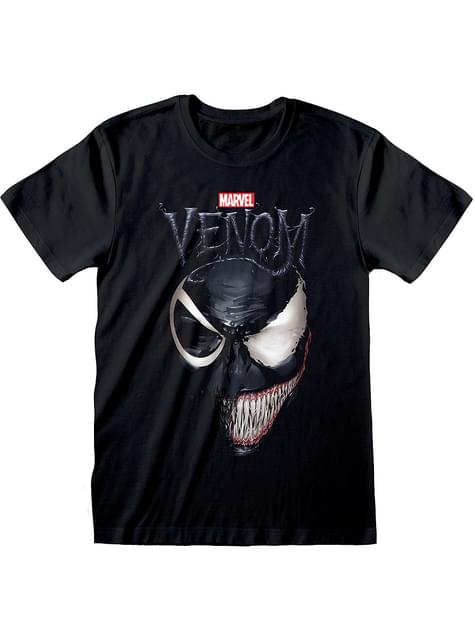 Marvel T-Shirt Uomo Spider-Man Venom Reflections - Maglia Ufficiale 100% Cotone Con Grafica McFarlane