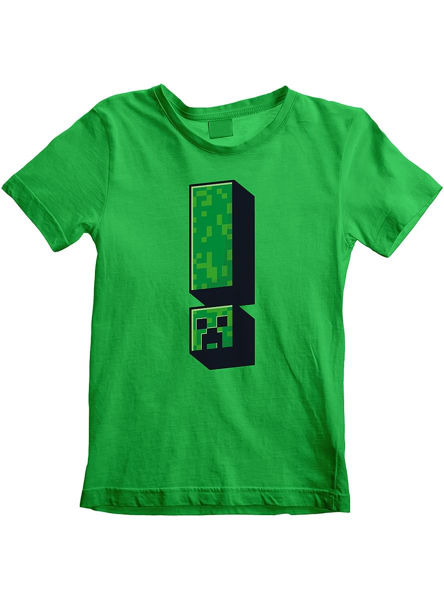 Creeper Minecraft T-Shirt für Kinder