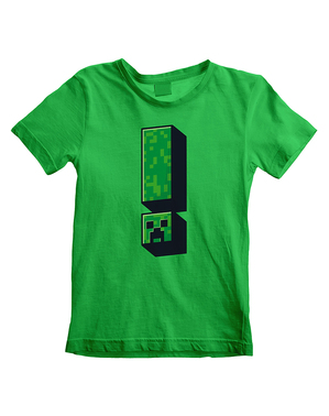 Minecraft Creeper T-shirt til børn