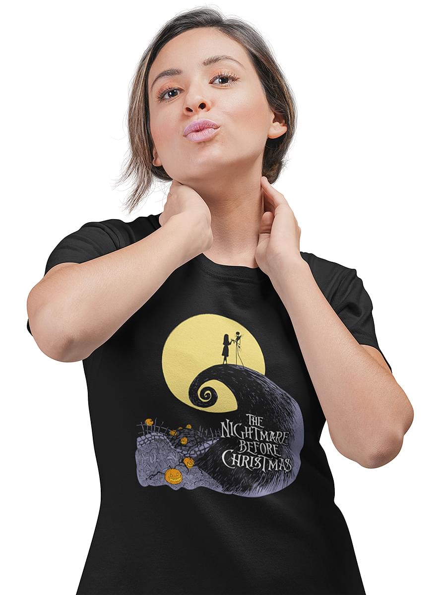 T-shirt Nightmare Before Christmas til kvinder