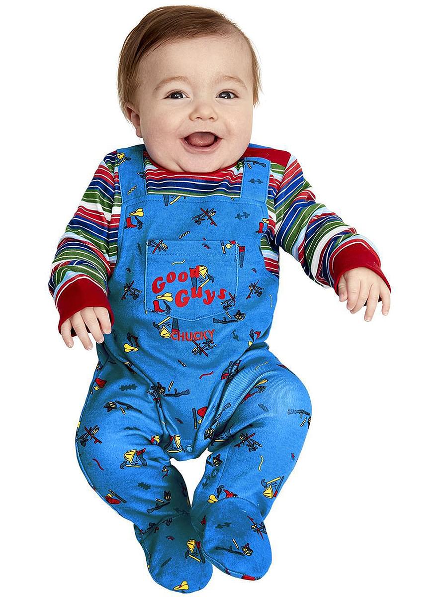 Chucky demonikos lėlės kostiumas kūdikiams