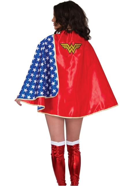Wonder Woman Donna T-SHIRT E Mantello Costume