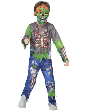 Costum de gamer zombi pentru copii