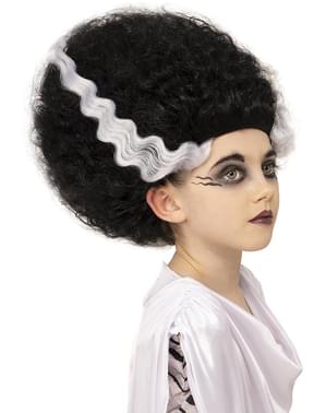 Bride of Frankenstein paryk til piger