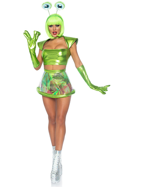 Alien Kostüm sexy für Damen