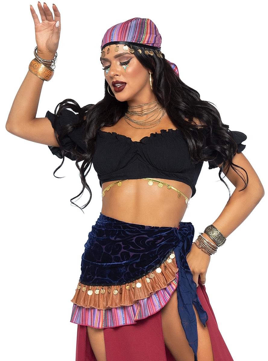 Disfraz de gitana bola de cristal para mujer