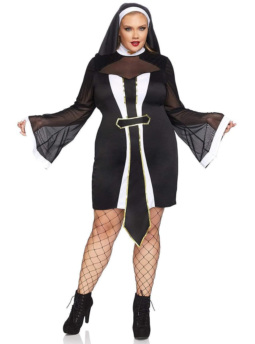 Provocative Nun Costume for Women - Leg Avenue