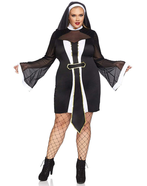 Provocative Nun Costume for Women - Leg Avenue