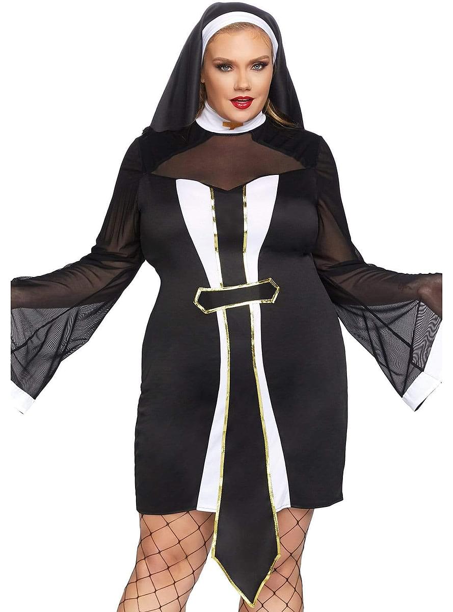 Provocative Nun Costume for Women - Leg Avenue