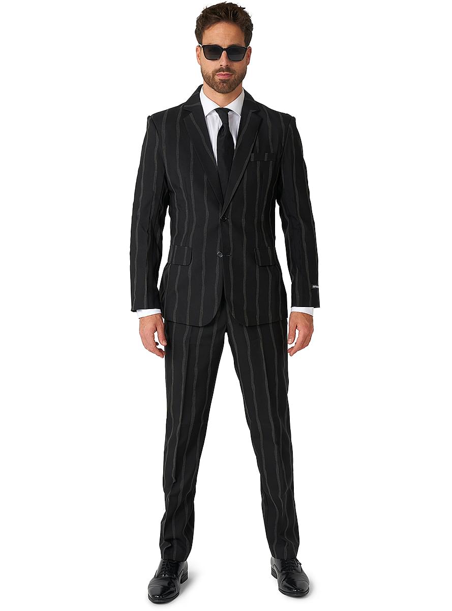Glow-in-the-Dark Stripete Drakt - Suitmeister