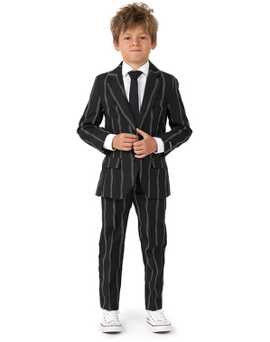 Costume à rayures qui brille dans le noir enfant - Suitmeister
