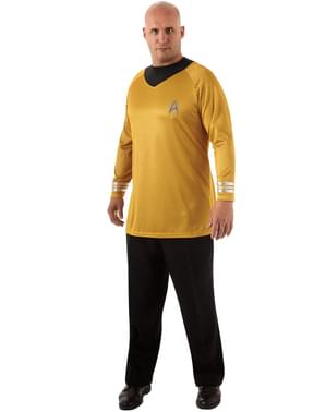 Star Trek Captain Kirk plus size kostume til mænd