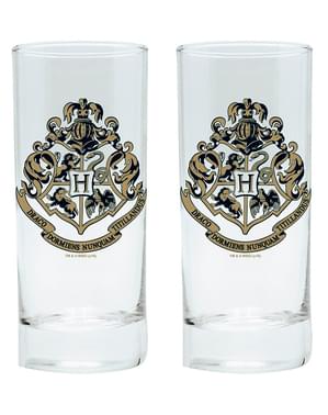 2 Zweinstein Crest glazen - Harry Potter