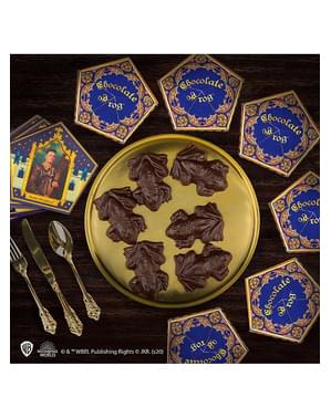 Molde de Rãs de chocolate com 12 cartas - Harry Potter