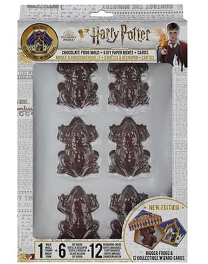 Schokoladenfrosch Gussform mit 12 Karten - Harry Potter